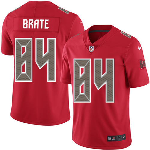 Nike Buccaneers #84 Cameron Brate Red Men's Stitched NFL Limited Rush Jersey